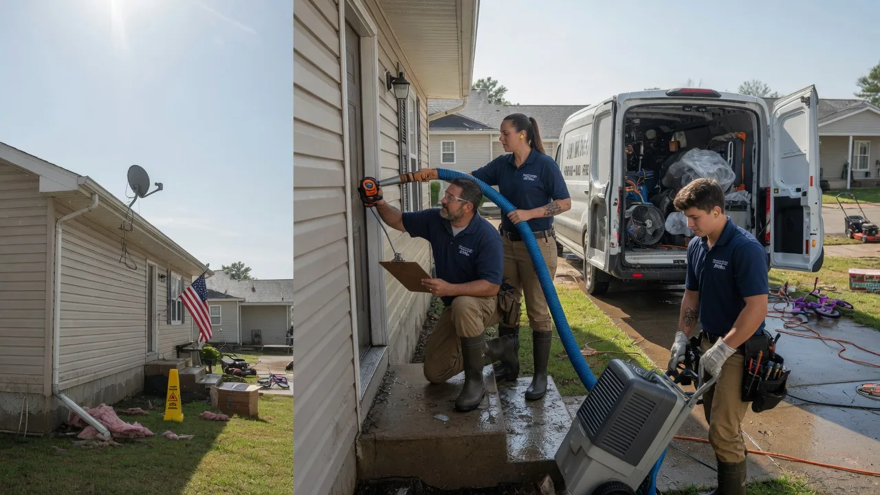 Ceiling Water Damage Restoration in Anna, IL near me